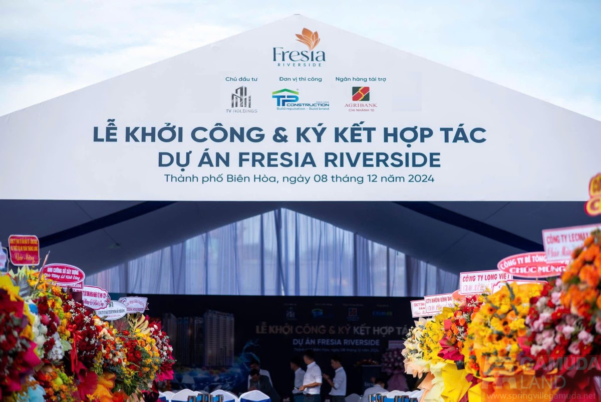 Lễ Khởi Công Và Ký Kết Hợp Tác Dự án Fresia Riverside Vào Ngày 08-12-2024