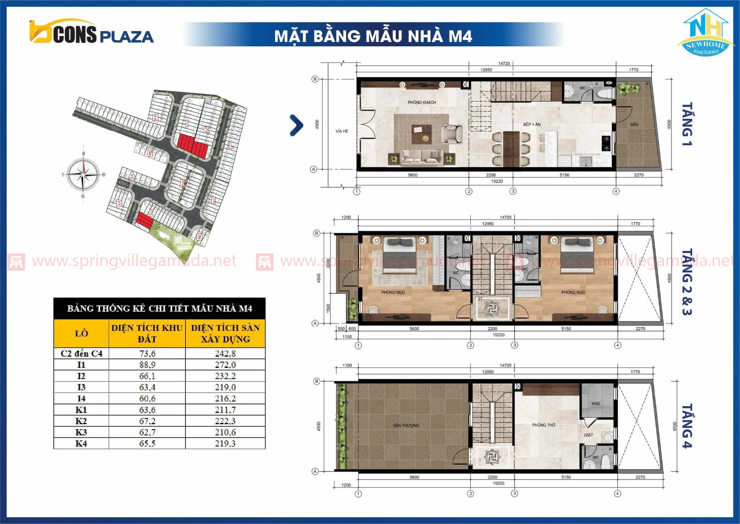 Mặt bằng & thiết kế Bcons Uni Valley