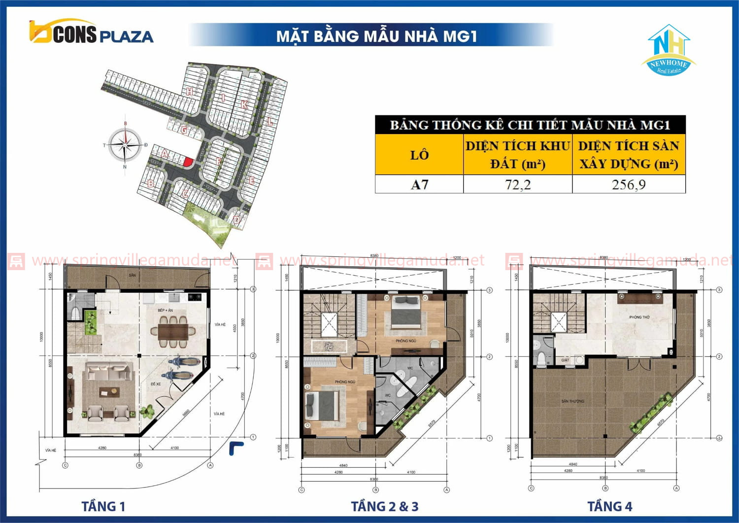 Mặt bằng & thiết kế Bcons Uni Valley